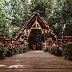 fwthumbCeremony flowers Rivervale Barns, The Spinney. Aisle meadows rustic Lilys Flowers.jpg
